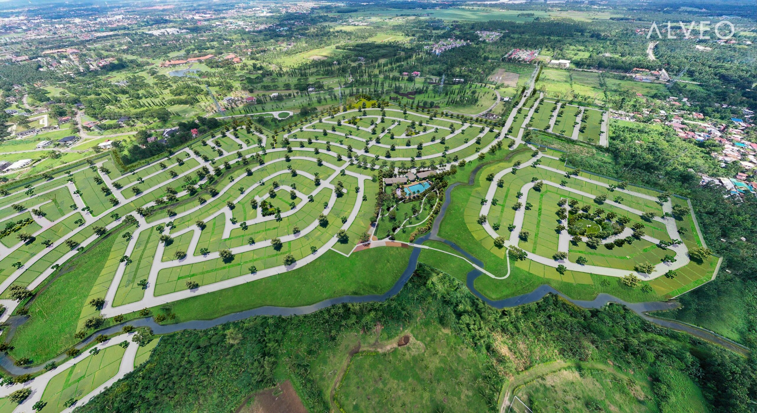 SOUTH PALMGROVE - 場地鳥瞰圖（藝術家視角）