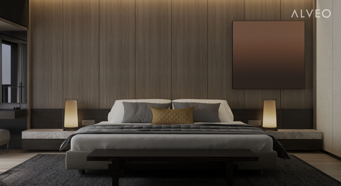 OREAN RESIDENCES - 2BR Primary Bedroom (Artist's Perspective)