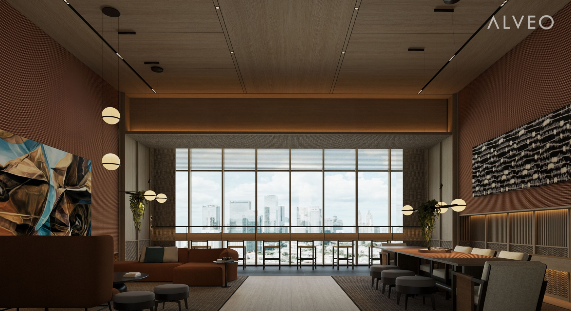 OREAN RESIDENCES - Residential Lounge (Artist's Perspective)