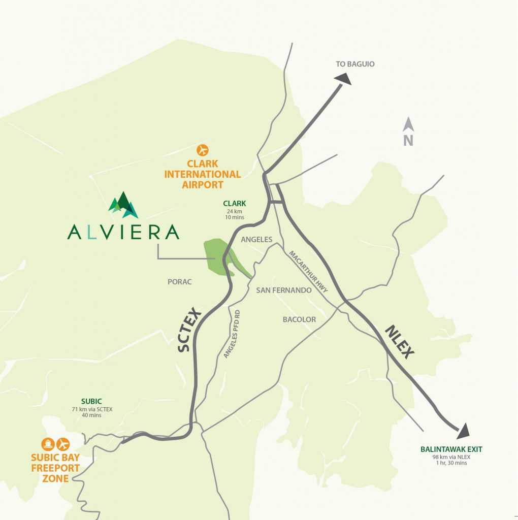 Alviera’s access points